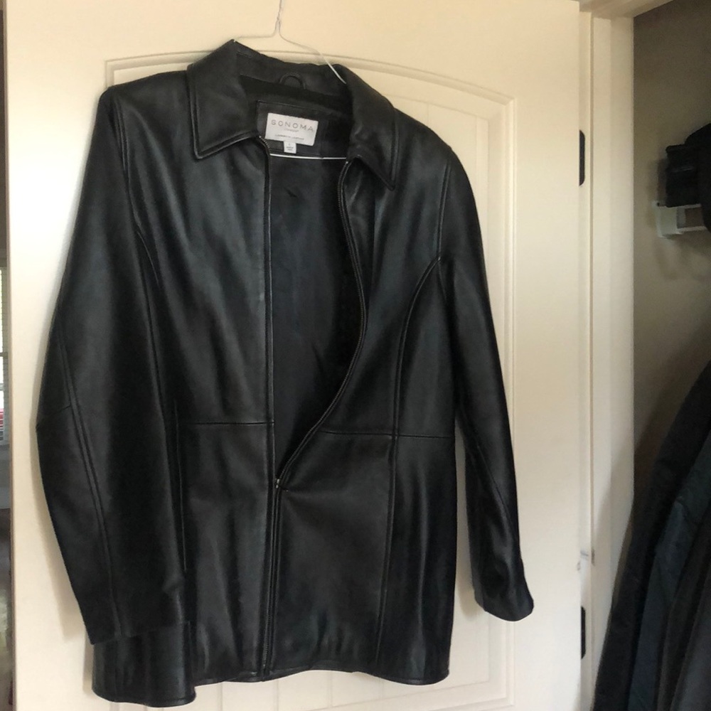 Black Lambskin Leather Sonoma Jacket